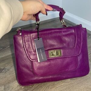 NWT Vintage Rebecca Minkoff Covet Satchel in Grape